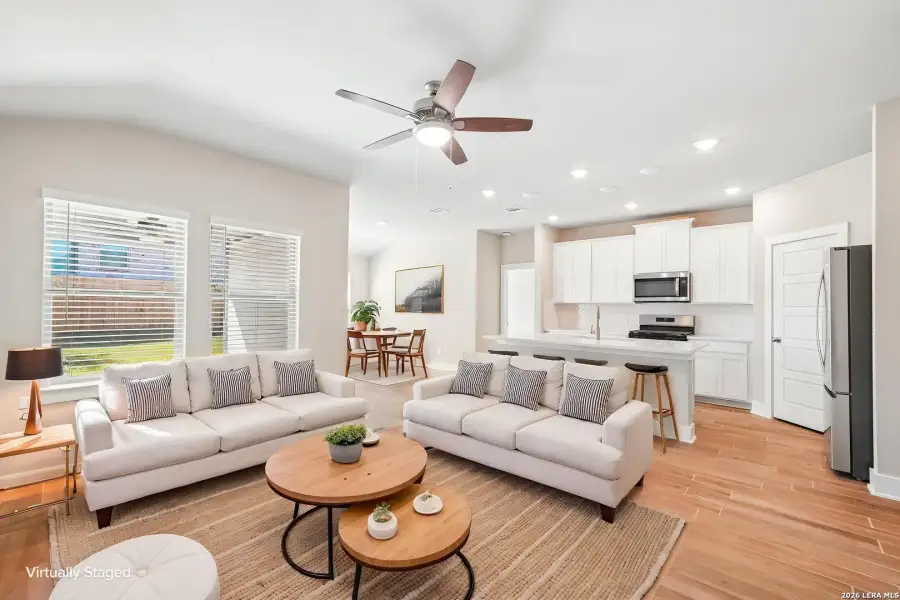 Furnished interior view inside a new home in Comanche Ridge, San Antonio (Image 7).