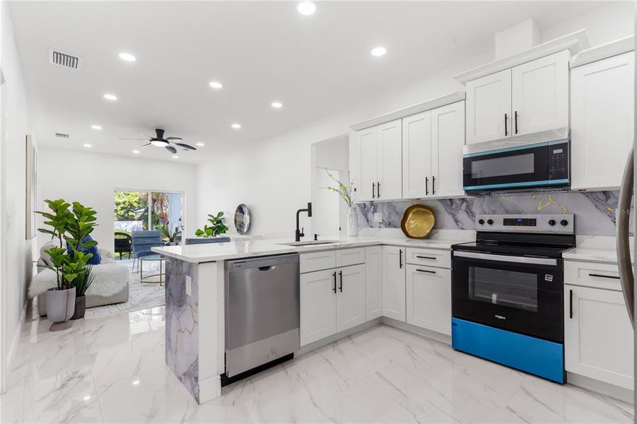 Furnished interior view inside a new home in , Tampa (Image 26).