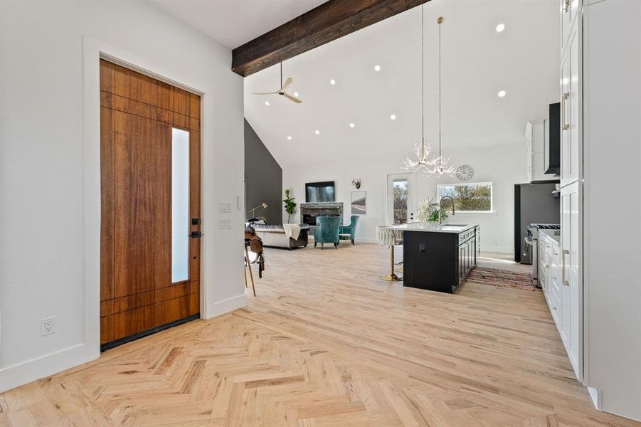 Furnished interior view inside a new home in , Desdemona (Image 27).