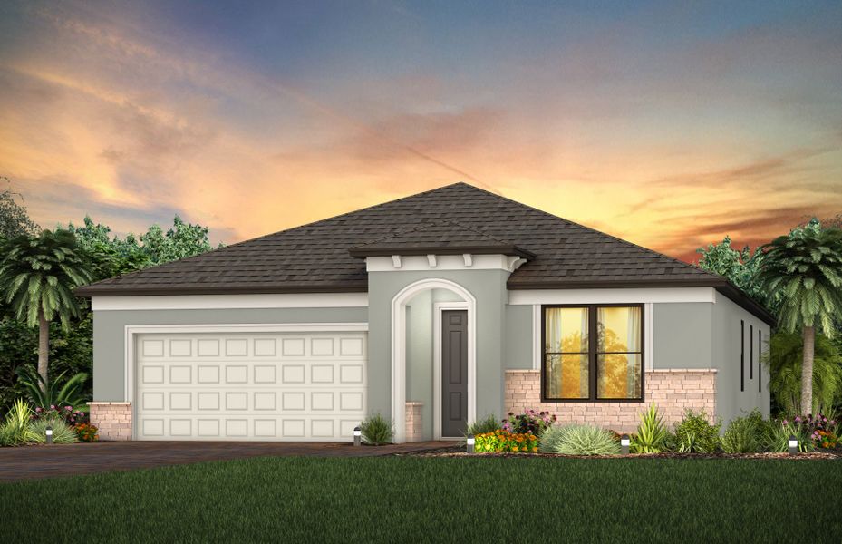 Exterior FM2 with optional stone