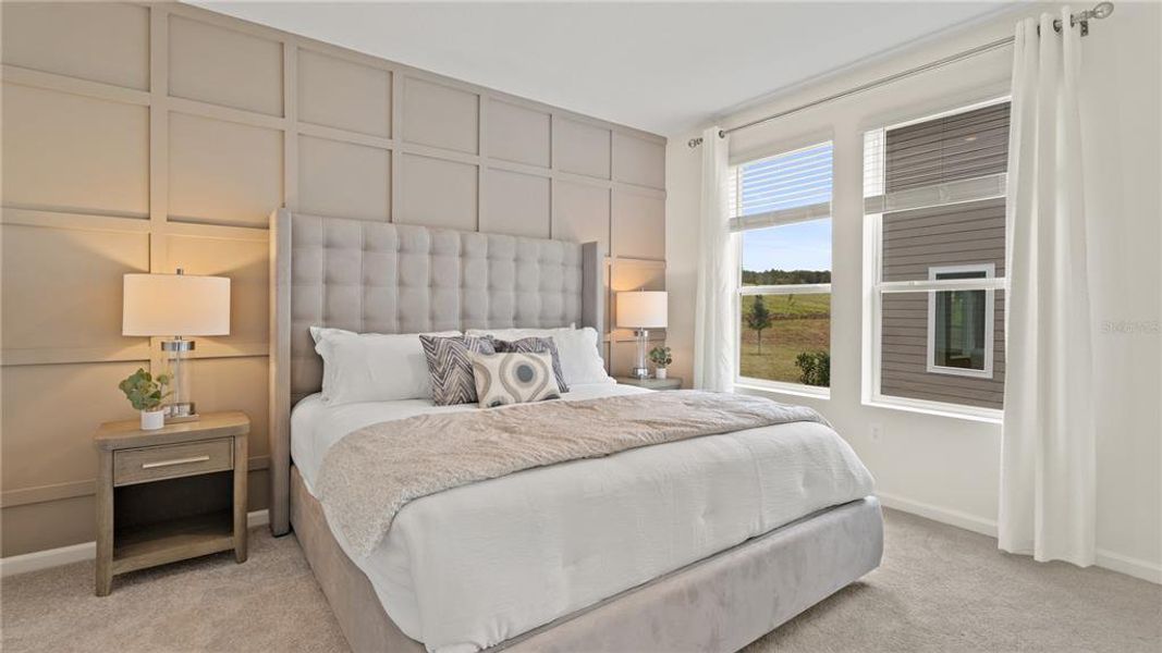 Furnished interior view inside a new home in Crosswinds, Haines City (Image 9).