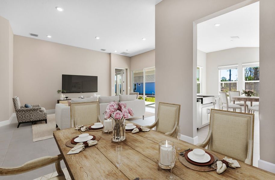 Representative furnished interior of a home built from the Antilla by Taylor Morrison in Colbert Landings, Palm Coast (Image 7).
