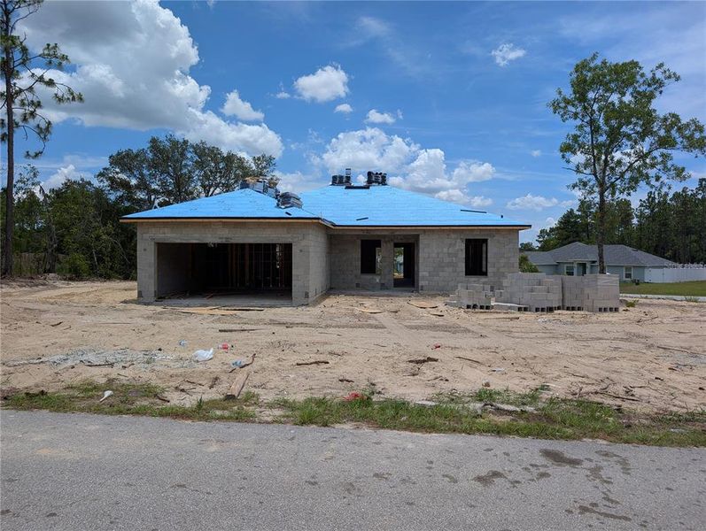 In-progress construction of a new home in , Ocala, FL (Image 11).