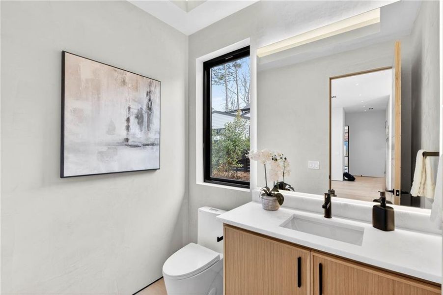 Furnished interior view inside a new home in , Alpharetta (Image 38).