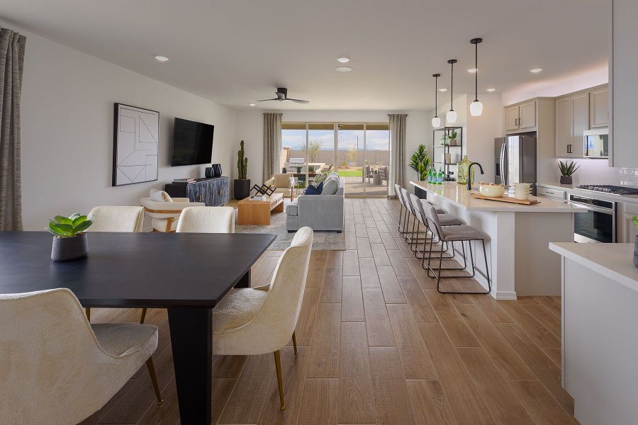 Representative furnished interior of a home built from the Ginger by Mattamy Homes in Empire Pointe, Queen Creek (Image 6). Representative furnished interior of a home built from the Ginger by Mattamy Homes in Empire Pointe, Queen Creek (Image 6).