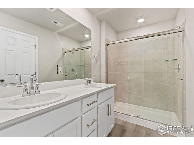 double vanity in primary bath