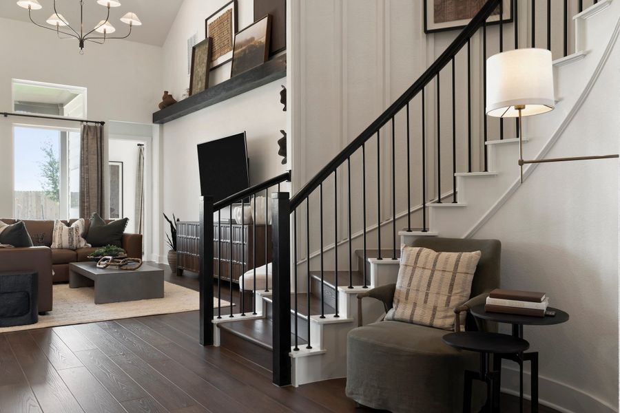 Furnished interior view inside a new home in Lagos Reserve, Manor (Image 8).