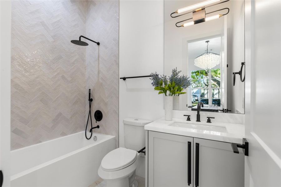 Furnished interior view inside a new home in , Houston (Image 9). Furnished interior view inside a new home in , Houston (Image 9).