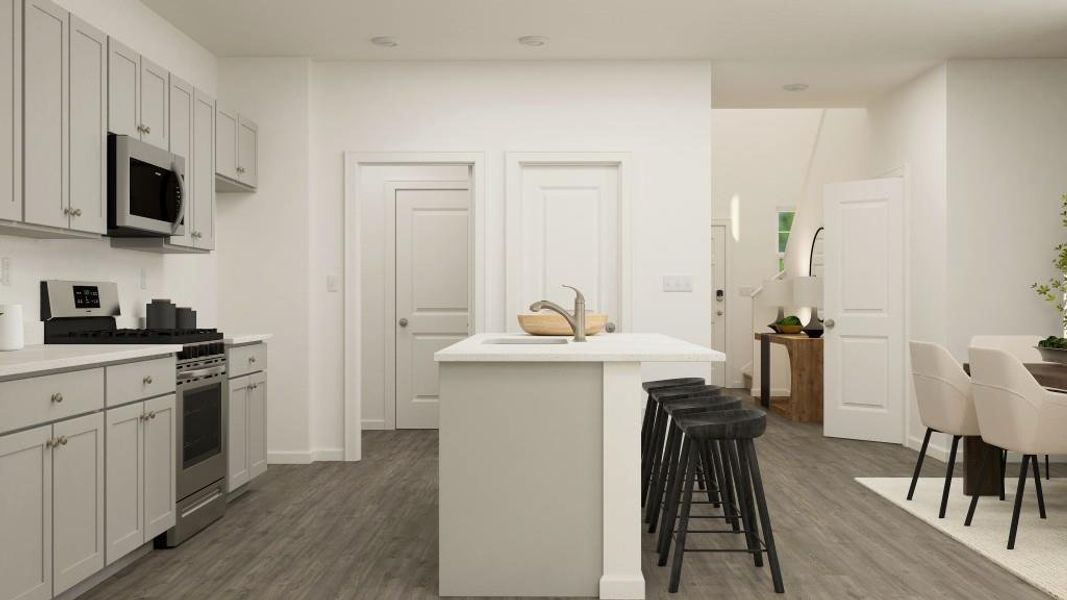 Furnished interior view inside a new home in Millers Pointe, Conyers (Image 20). Furnished interior view inside a new home in Millers Pointe, Conyers (Image 20).