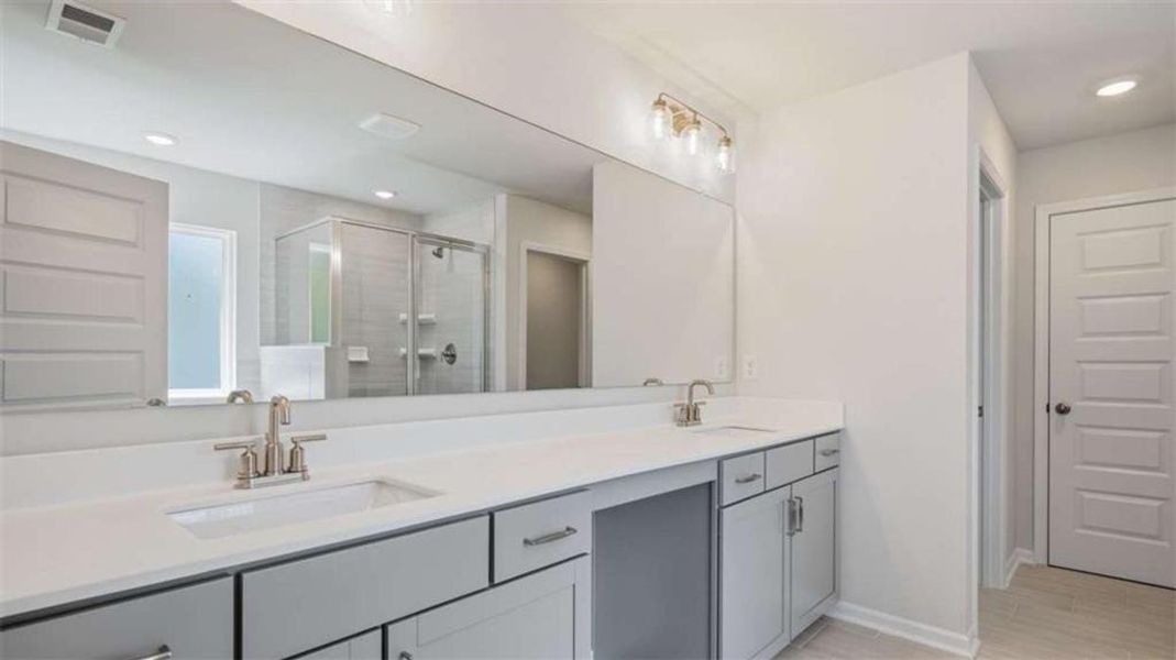 Furnished interior view inside a new home in Water Oak Estates, Lawrenceville (Image 11).