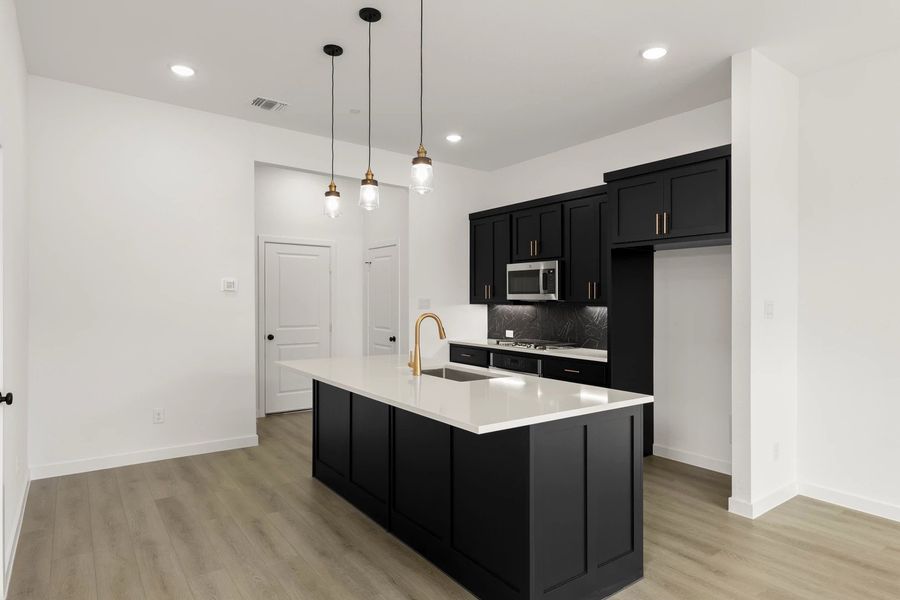 Kitchen featuring the Noir Collection