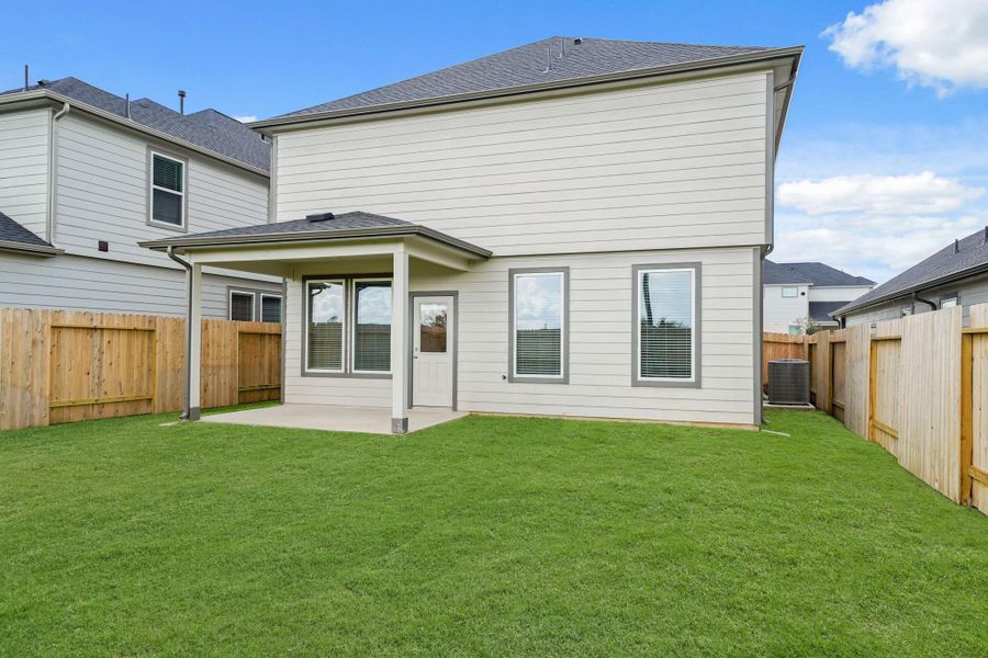 Exterior details and patio area of a home in , Houston (Image 13). Exterior details and patio area of a home in , Houston (Image 13).