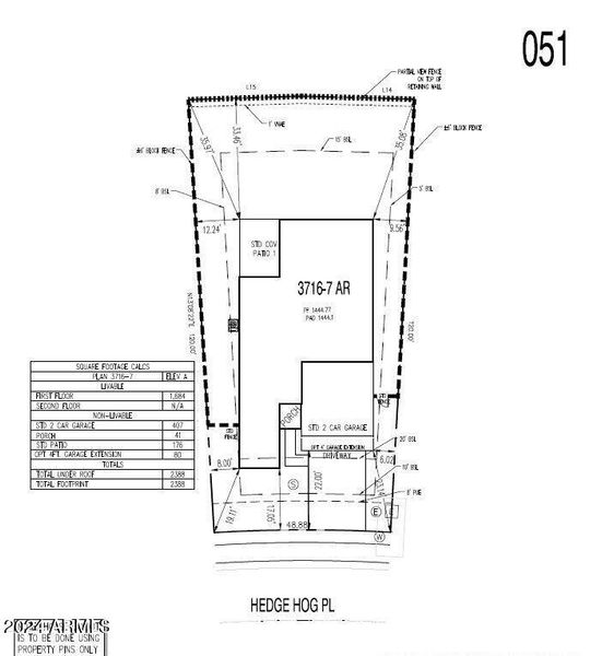 Sagebrush on 05112 Plot Plan