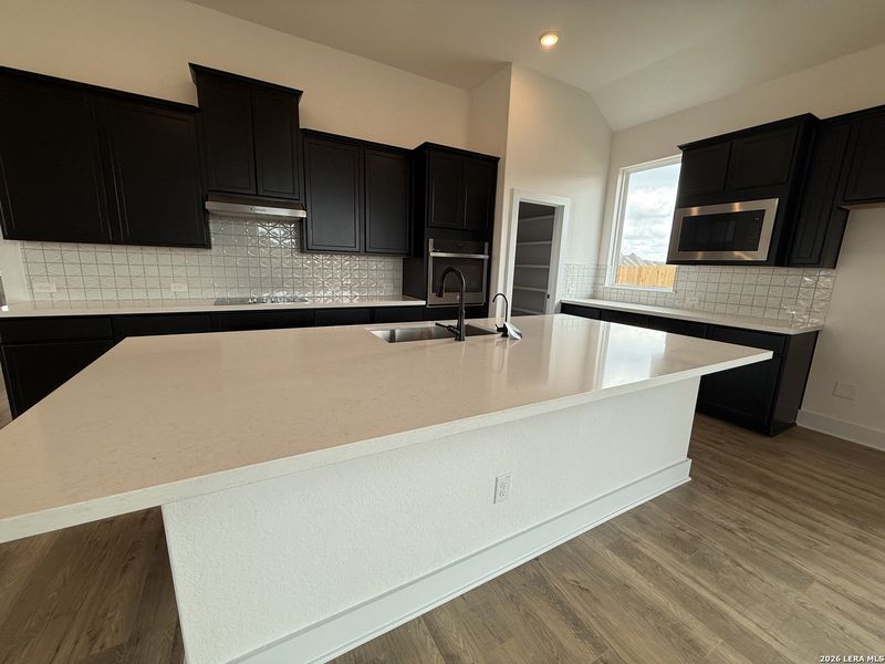 Furnished interior view inside a new home in Alsatian Oaks, Castroville (Image 6). Furnished interior view inside a new home in Alsatian Oaks, Castroville (Image 6).
