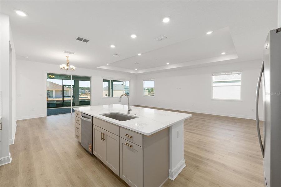 Furnished interior view inside a new home in , Ocala (Image 8).