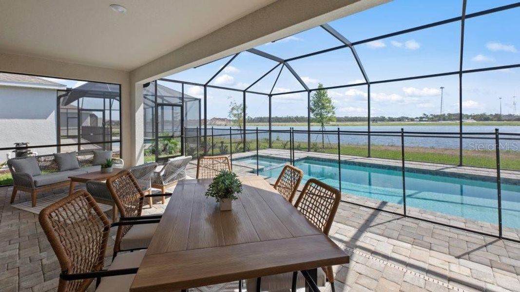 Furnished interior view inside a new home in Rye Ranch: Executive Homes, Parrish (Image 22).