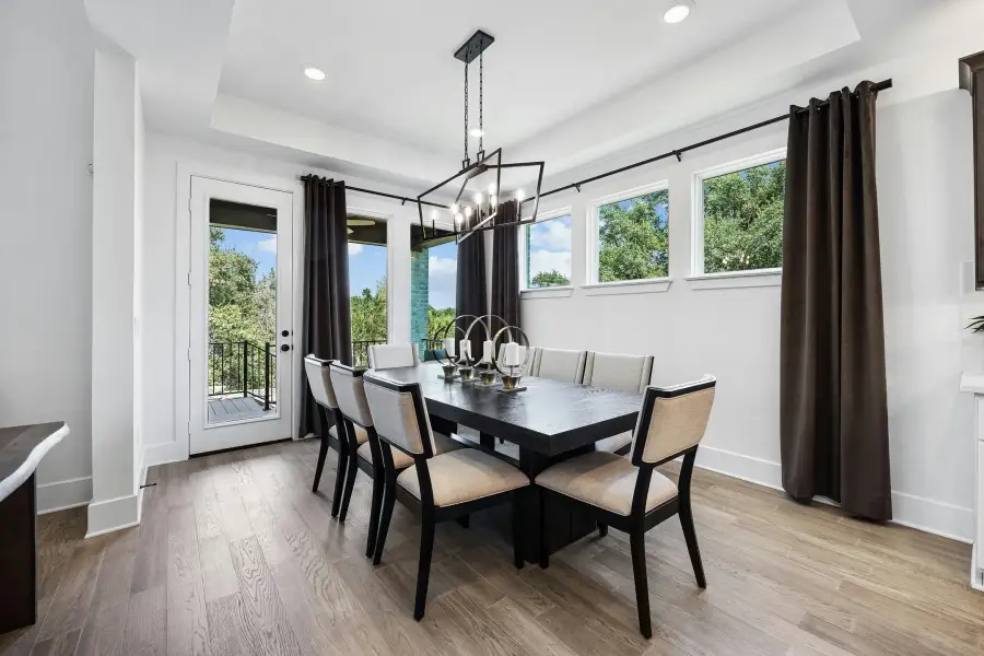 Furnished interior view inside a new home in Wolf Ranch, Georgetown (Image 12).