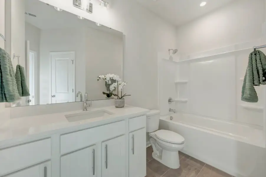 Representative furnished interior of a home built from the Nola by Tri Pointe Homes in Twinleaf Townes, Chapel Hill (Image 14).