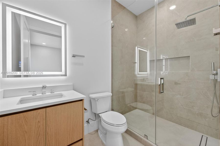 Furnished interior view inside a new home in , Parkland (Image 34).