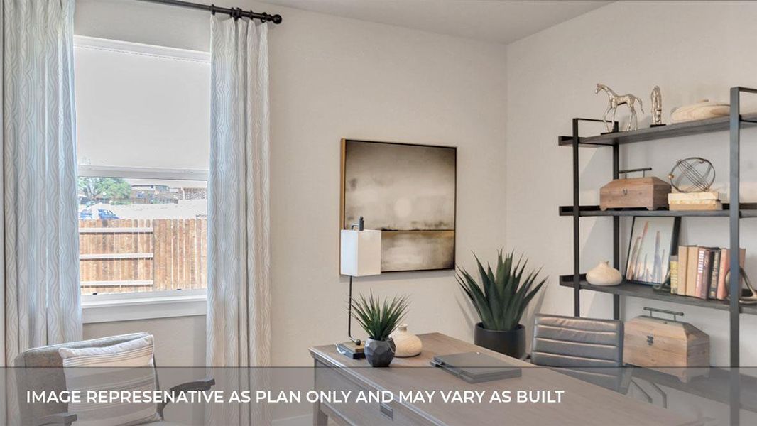 Furnished interior view inside a new home in Rosenbusch Ranch, Leander (Image 8).