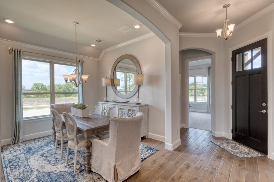 Representative furnished interior of a home built from the Kerrville by Beazer Homes in Enclave at Legacy Hills: Overlook 60', Celina (Image 11).