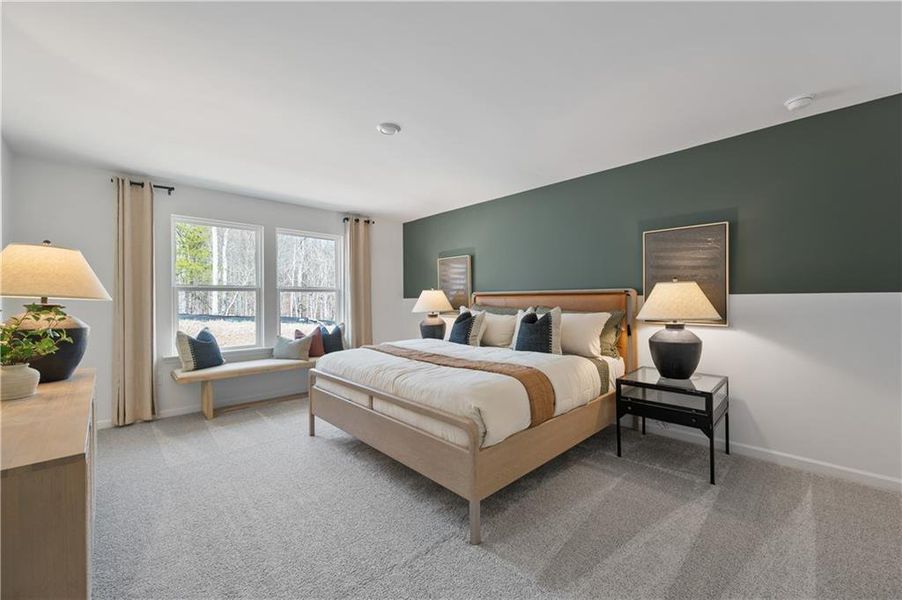 Furnished interior view inside a new home in Avery Ridge, Gainesville (Image 11).