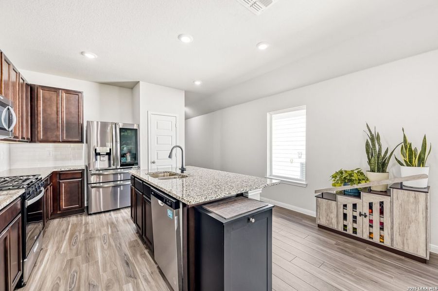 Furnished interior view inside a new home in Timber Creek, San Antonio (Image 9).