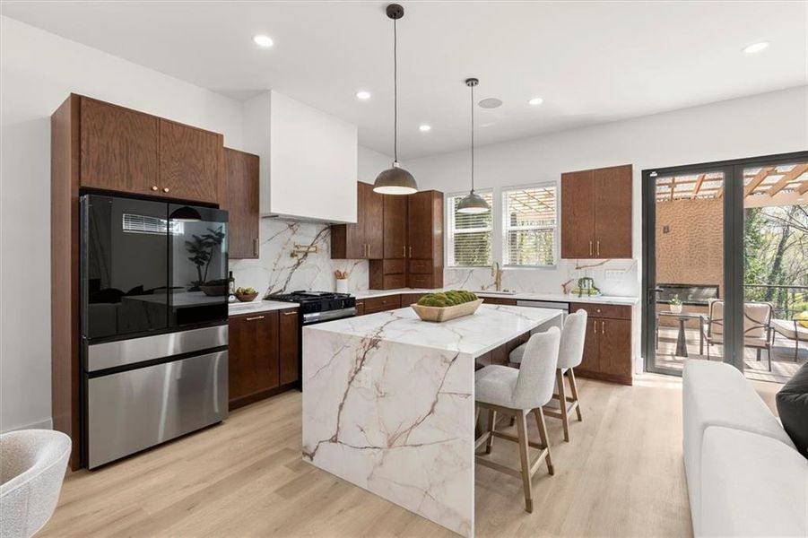 Furnished interior view inside a new home in , Atlanta (Image 17).