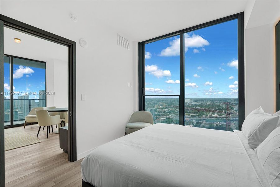 Furnished interior view inside a new home in , Miami (Image 13).
