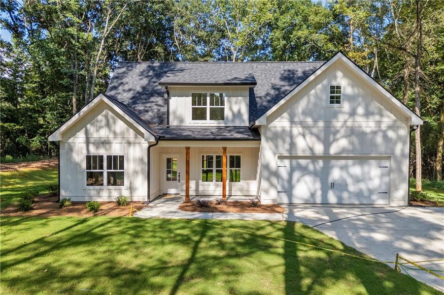Front exterior of a new home in , Nicholson, GA, highlighting curb appeal (Image 28).
