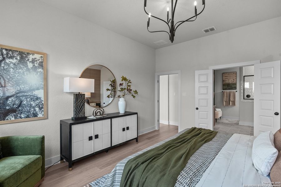 Furnished interior view inside a new home in Stillwater Ranch, San Antonio (Image 32).