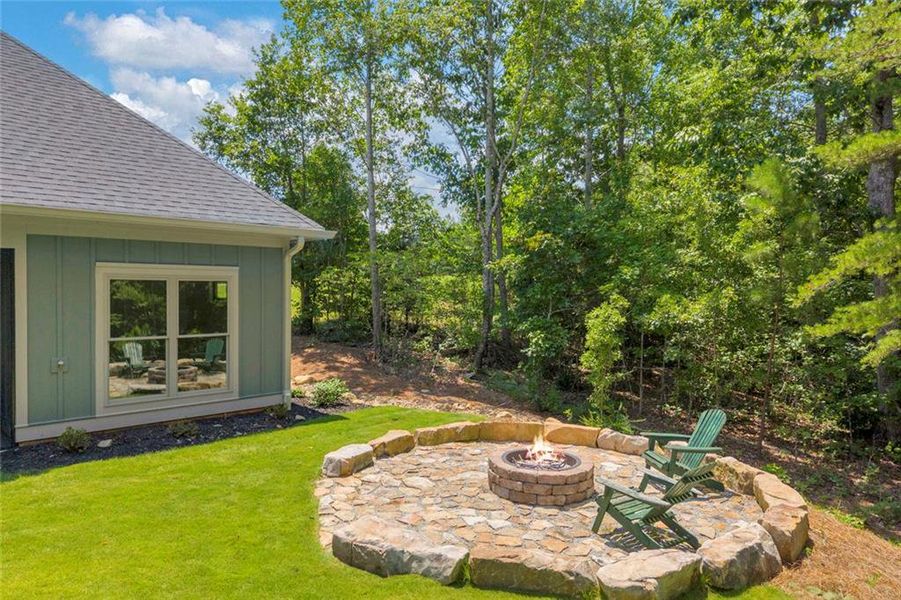Exterior details and patio area of a home in , Toccoa (Image 32). Exterior details and patio area of a home in , Toccoa (Image 32).