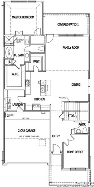 2D floor plan layout of this home in Park Hill Commons, San Antonio, TX (Image 2). 2D floor plan layout of this home in Park Hill Commons, San Antonio, TX (Image 2).