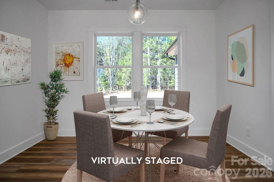 Furnished interior view inside a new home in , Cherryville (Image 20).