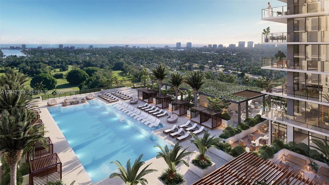 Condo located in Miami, FL showcasing its design and architecture (Image 10).