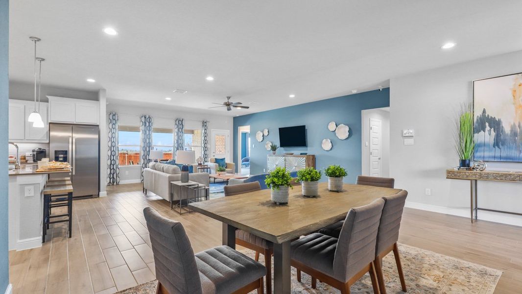 Furnished interior view inside a new home in Sandstone Estates, Granbury (Image 9). Furnished interior view inside a new home in Sandstone Estates, Granbury (Image 9).