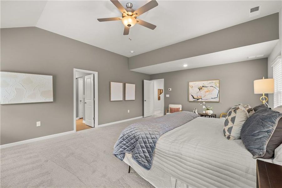 Furnished interior view inside a new home in Walden Park – The Retreat, Jonesboro (Image 36).