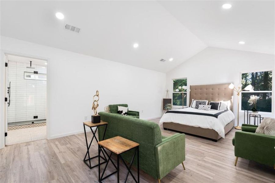 Furnished interior view inside a new home in , Atlanta (Image 13).