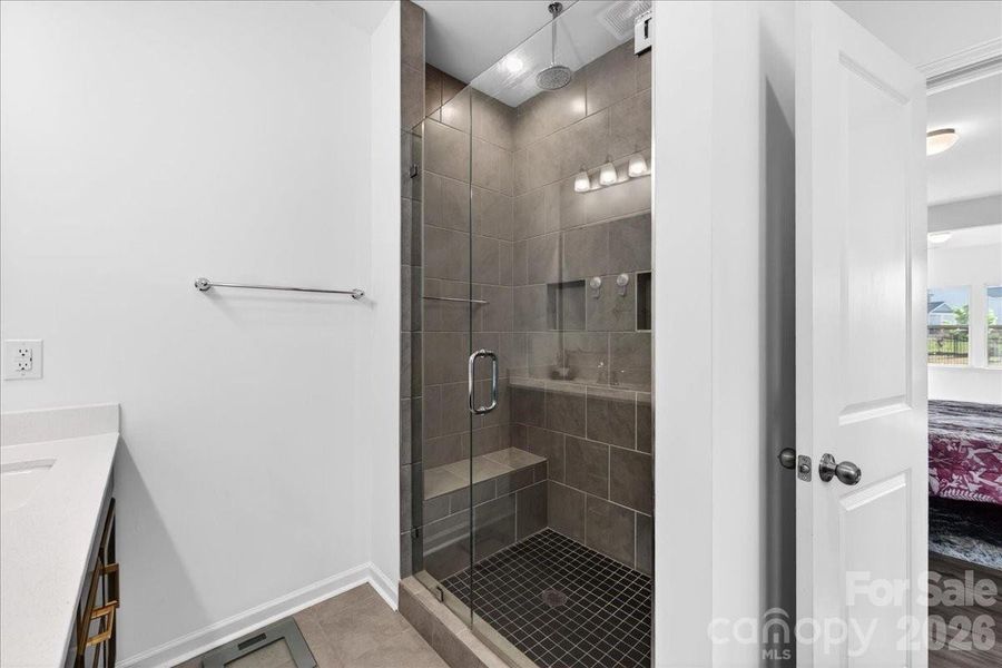 Oversized shower Oversized shower
