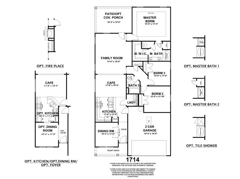 Black & White Floorplan | The 1714 Plan by Ivey Homes Black & White Floorplan | The 1714 Plan by Ivey Homes