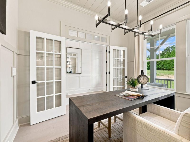 Furnished interior view inside a new home in Rockport, Wake Forest (Image 9).