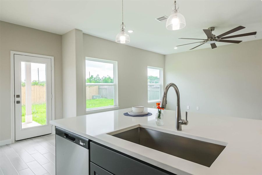 Close-up of interior finishes inside a home in , Fresno (Image 18).