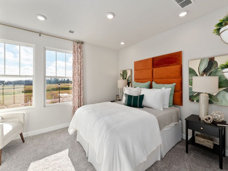 Furnished interior view inside a new home in Galloway Ridge, Charlotte (Image 10).