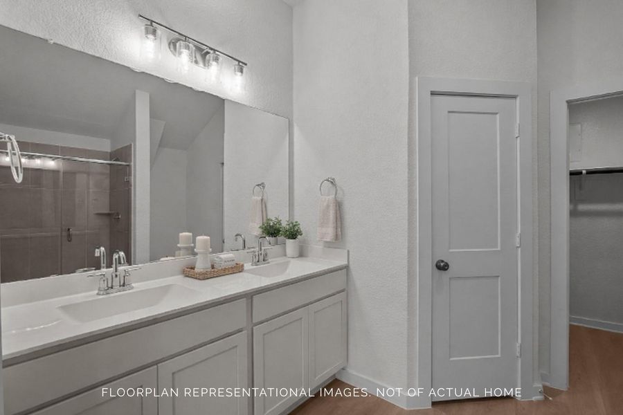 Furnished interior view inside a new home in Lago Mar, Santa Fe (Image 8).