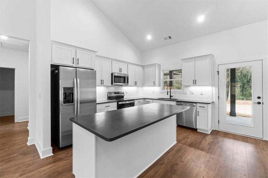 Furnished interior view inside a new home in , Monroe (Image 14).