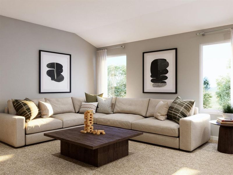 Photos are a representation of the floor plan. Options and interior selections will vary.