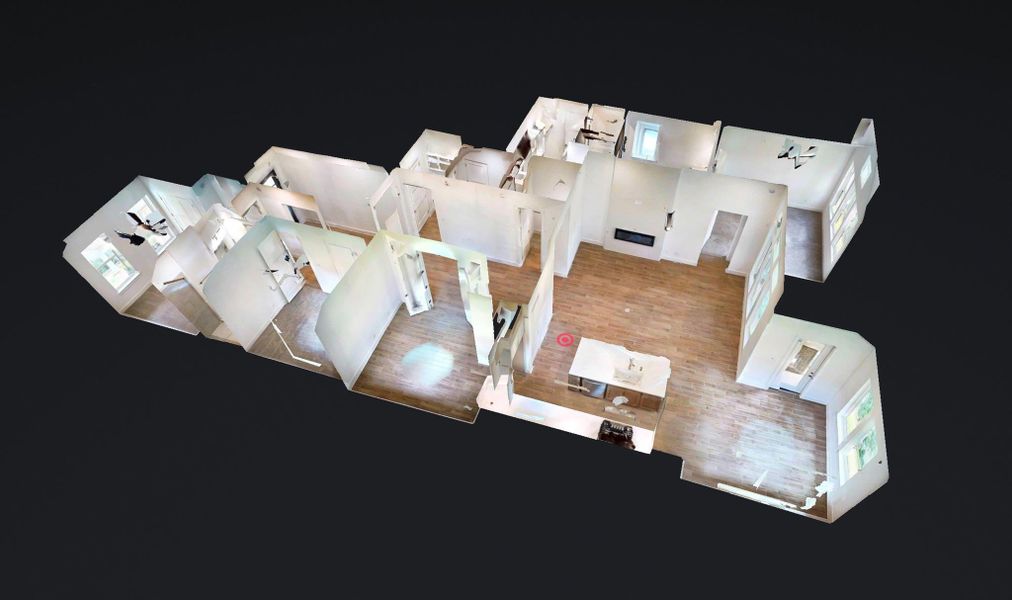 2D floor plan layout of this home in Timber Hollow, Magnolia, TX (Image 6).