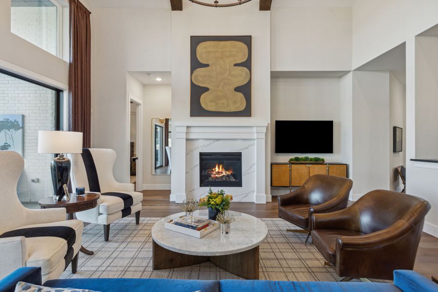 Furnished interior view inside a new home in Painted Tree 60' Series, McKinney (Image 10). Furnished interior view inside a new home in Painted Tree 60' Series, McKinney (Image 10).