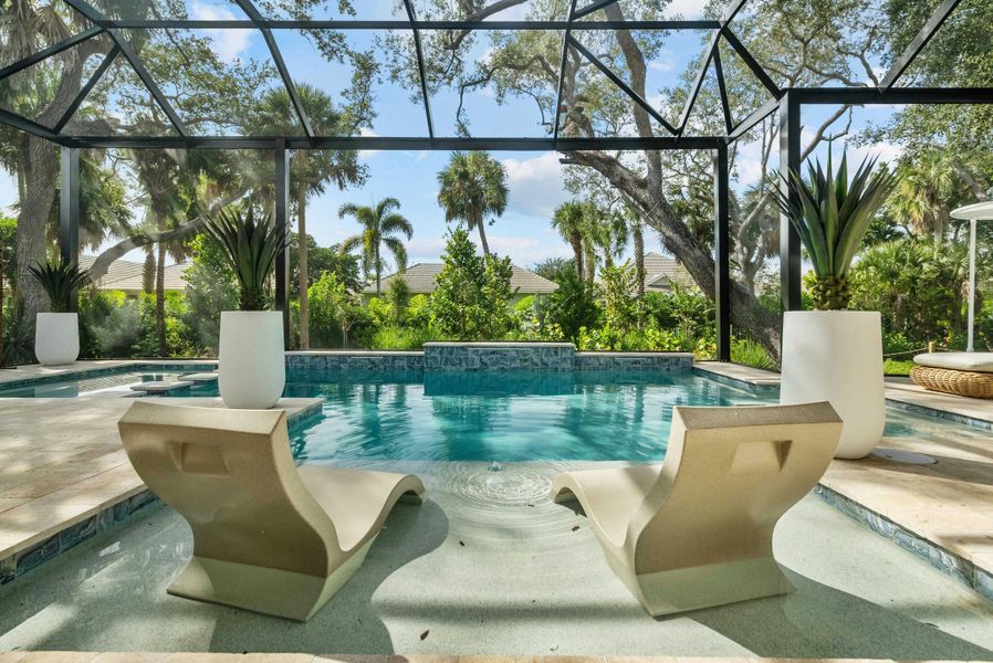 2D floor plan layout for the Indigo by GHO Homes in Seaglass, Vero Beach, FL (Image 92).