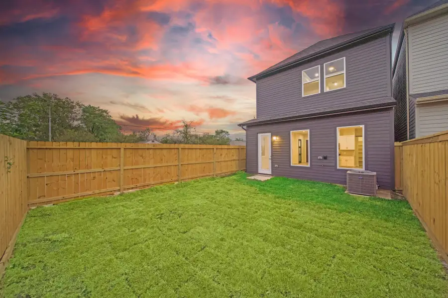 Exterior details and patio area of a home in , Houston (Image 4). Exterior details and patio area of a home in , Houston (Image 4).